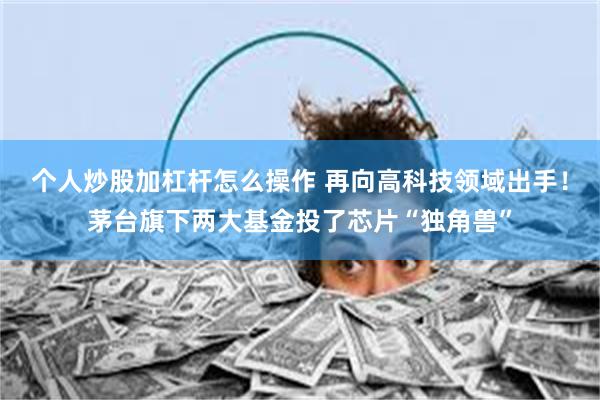 个人炒股加杠杆怎么操作 再向高科技领域出手！茅台旗下两大基金投了芯片“独角兽”
