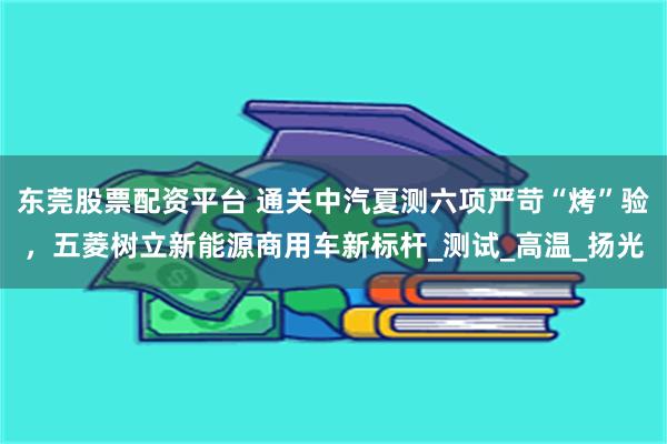 东莞股票配资平台 通关中汽夏测六项严苛“烤”验，五菱树立新能源商用车新标杆_测试_高温_扬光