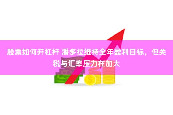 股票如何开杠杆 潘多拉维持全年盈利目标，但关税与汇率压力在加大